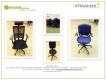 Mobilier de bureau : chaises de bureaux sur roulettes  Nord Lesquin