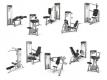 Lot 10 machines LIFE FITNESS Optima Seine et Marne Bussy-Saint-Georges