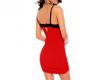 Robe sexy rouge avec clous Var Toulon