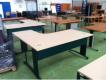 Mobilier de bureau : Bureau retour bois clair  Nord Lesquin