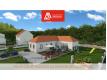 Terrain constructible + Maison de plain-pied en L de 80m  Germaine Marne Germaine