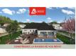 Terrain constructible + Maison de plain-pied en L de 130m  Rosnay Marne Rosnay
